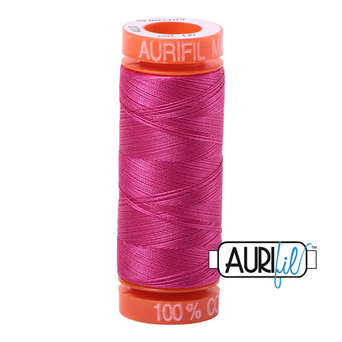 Aurifil Mako 50wt Cotton 200 m (220 yd.) spool - 4020 Fuchsia