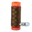 Aurifil Mako 50wt Cotton 200 m (220 yd.) spool - 4173 Dark Olive