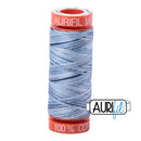Aurifil Mako 50wt Cotton 200 m (220 yd.) spool - 4669 Stonewashed Blues
