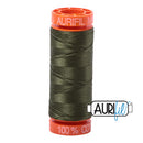 Aurifil Mako 50wt Cotton 200 m (220 yd.) spool - 5023 Medium Green