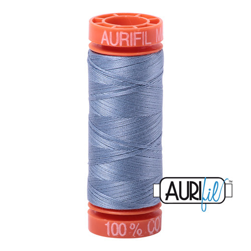 Aurifil Mako 50wt Cotton 200 m (220 yd.) spool - 6720 Slate