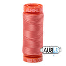 Aurifil Mako 50wt Cotton 200 m (220 yd.) spool - 6729 Tangerine Dream