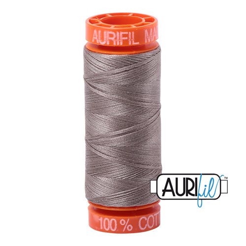 Aurifil Mako 50wt Cotton 200 m (220 yd.) spool - 6730 Steampunk