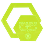 Missouri Star Quilt-As-You-Go 2½" Hexagon Template