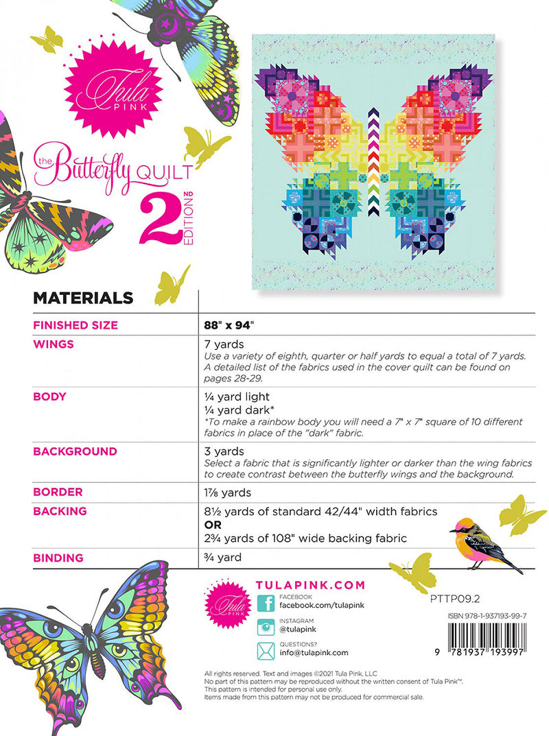 Butterfly Quilt 2nd Edition by Tula Pink