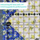 Creative Grids 12 1/2 Inch X 24 1/2 Inch Ruler