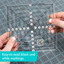 Creative Grids 6 1/2 Inch Square It Up/Fussy Cut Ruler