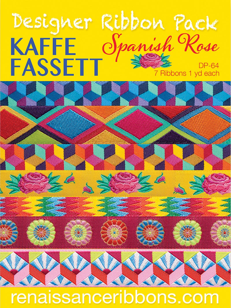 Kaffe Fassett Spanish Rose Ribbon Pack