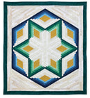 Diamond Log Cabin Quilts and Tree Skirt
