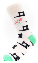 Quilt Socks - Black Featherweights