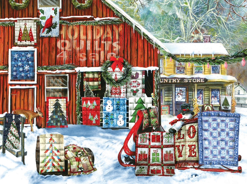 Holiday Quilts 1000 Piece Jigsaw Puzzle