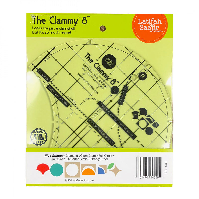 The Clammy 8 Inch Template