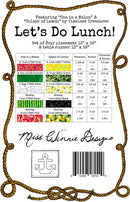 Let's Do Lunch! Placemats and Table Runner