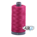 Aurifil Mako 28wt Cotton 750 m (820 yd.) spool - 1100 Red Plum