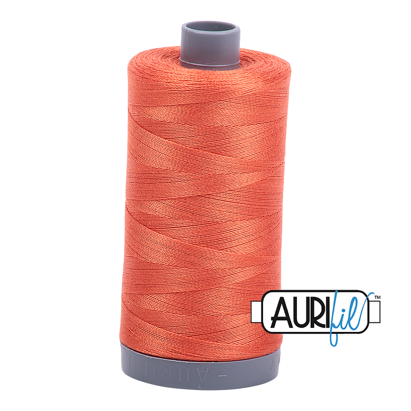 Aurifil Mako 28wt Cotton 750 m (820 yd.) spool - 1154 Dusty Orange