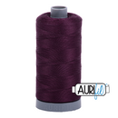 Aurifil Mako 28wt Cotton 750 m (820 yd.) spool - 1240 Very Dark Eggplant