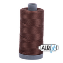 Aurifil Mako 28wt Cotton 750 m (820 yd.) spool - 1285 Medium Bark