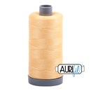 Aurifil Mako 28wt Cotton 750 m (820 yd.) spool - 2130 Medium Butter