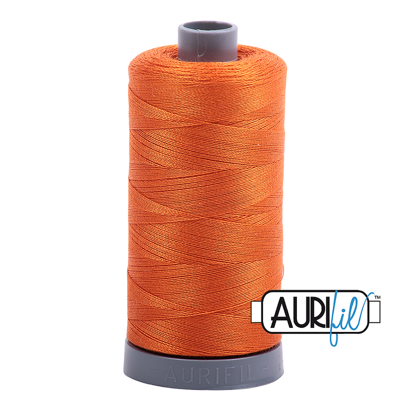 Aurifil Mako 28wt Cotton 750 m (820 yd.) spool - 2235 Orange
