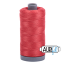 Aurifil Mako 28wt Cotton 750 m (820 yd.) spool - 2255 Dark Red Orange