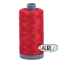 Aurifil Mako 28wt Cotton 750 m (820 yd.) spool - 2265 Lobster Red