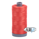 Aurifil Mako 28wt Cotton 750 m (820 yd.) spool - 2277 Light Red Orange