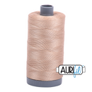 Aurifil Mako 28wt Cotton 750 m (820 yd.) spool - 2314 Beige