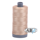 Aurifil Mako 28wt Cotton 750 m (820 yd.) spool - 2326 Sand