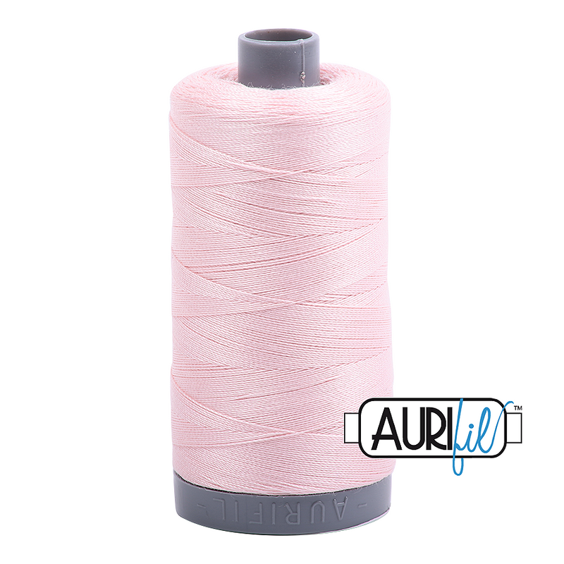 Aurifil Mako 28wt Cotton 750 m (820 yd.) spool - 2410 Pale Pink