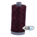 Aurifil Mako 28wt Cotton 750 m (820 yd.) spool - 2465 Very Dark Brown