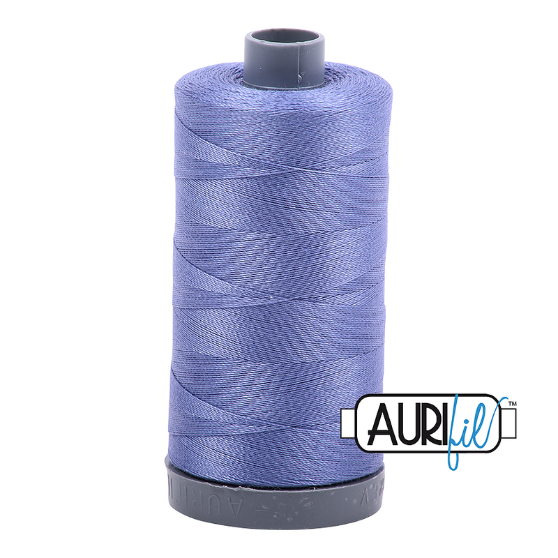 Aurifil Mako 28wt Cotton 750 m (820 yd.) spool - 2525 Dusty Blue Violet