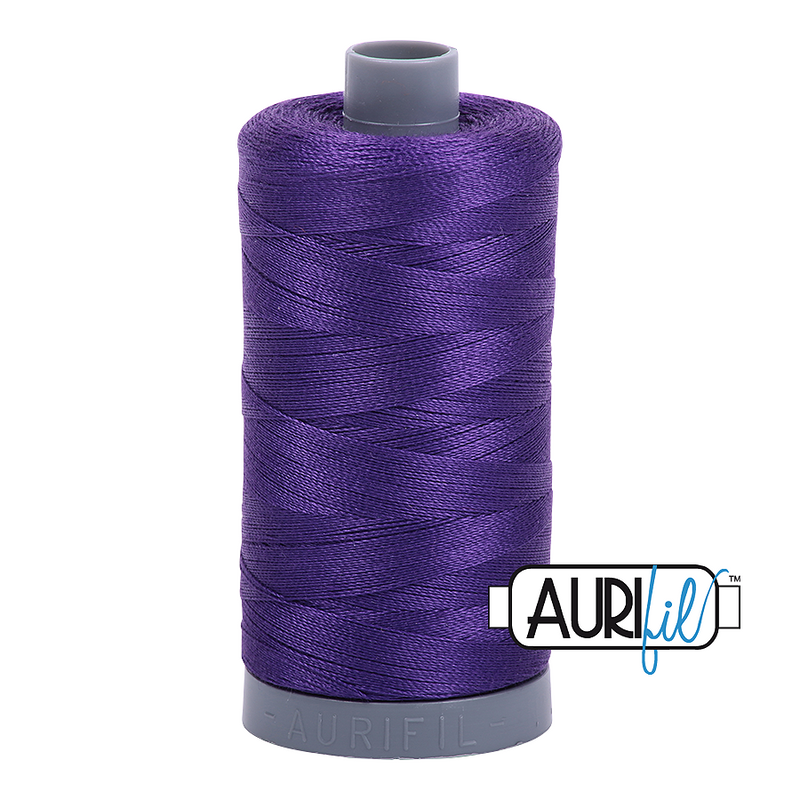Aurifil Mako 28wt Cotton 750 m (820 yd.) spool - 2582 Dark Violet