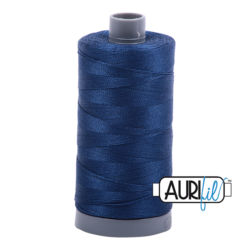 Aurifil Mako 28wt Cotton 750 m (820 yd.) spool - 2783 Medium Delft Blue