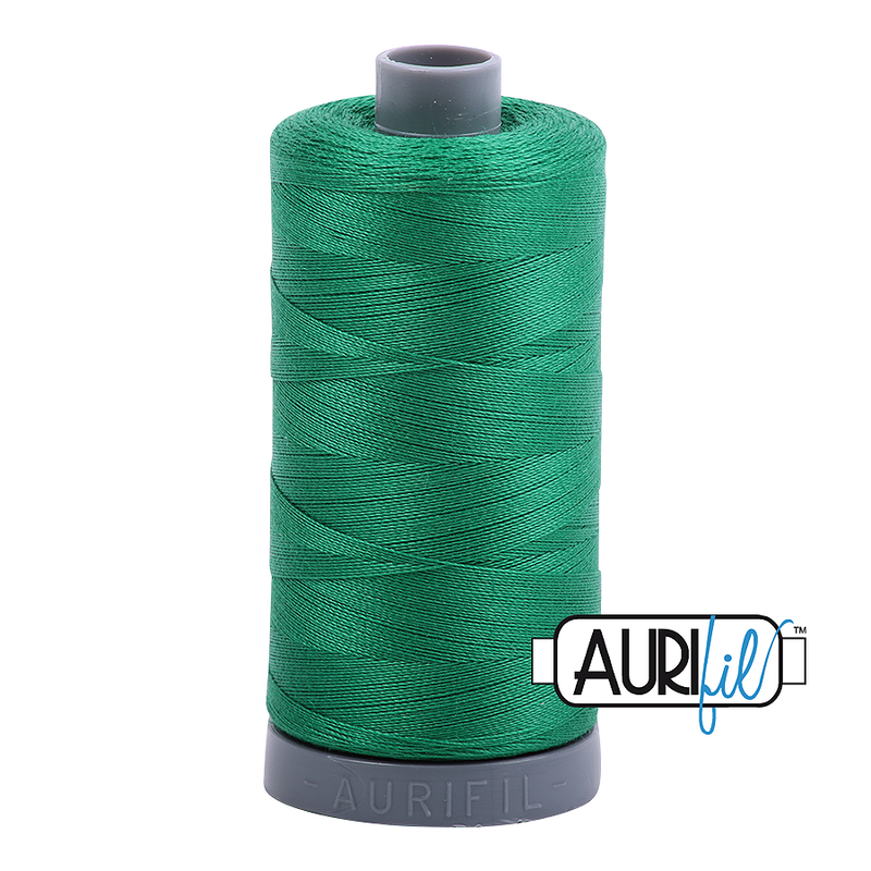 Aurifil Mako 28wt Cotton 750 m (820 yd.) spool - 2870 Green