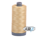 Aurifil Mako 28wt Cotton 750 m (820 yd.) spool - 2915 Very Light Brass