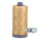 Aurifil Mako 28wt Cotton 750 m (820 yd.) spool - 2920 Light Brass