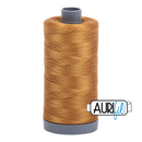 Aurifil Mako 28wt Cotton 750 m (820 yd.) spool - 2975 Brass