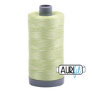 Aurifil Mako 28wt Cotton 750 m (820 yd.) spool - 3320 Light Spring Green