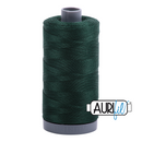 Aurifil Mako 28wt Cotton 750 m (820 yd.) spool - 4026 Forest Green