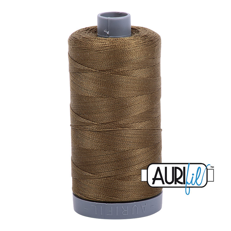 Aurifil Mako 28wt Cotton 750 m (820 yd.) spool - 4173 Dark Olive