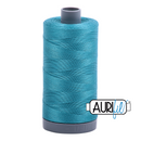 Aurifil Mako 28wt Cotton 750 m (820 yd.) spool - 4182 Dark Turquoise