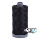 Aurifil Mako 28wt Cotton 750 m (820 yd.) spool - 4241 Very Dark Grey