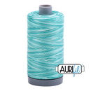 Aurifil Mako 28wt Cotton 750 m (820 yd.) spool - 4654 Turquoise Foam