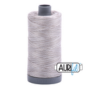 Aurifil Mako 28wt Cotton 750 m (820 yd.) spool - 4670 Silver Fox