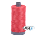 Aurifil Mako 28wt Cotton 750 m (820 yd.) spool - 5002 Medium Red