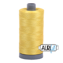 Aurifil Mako 28wt Cotton 750 m (820 yd.) spool - 5015 Gold Yellow