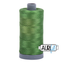 Aurifil Mako 28wt Cotton 750 m (820 yd.) spool - 5018 Dark Grass Green