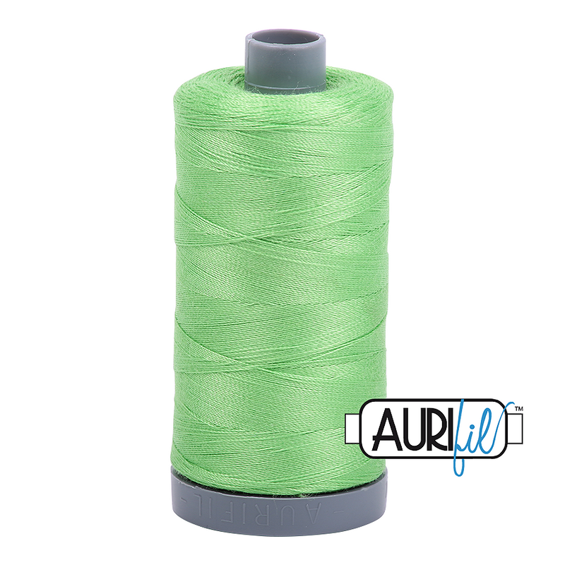 Aurifil Mako 28wt Cotton 750 m (820 yd.) spool - 6737 Shamrock Green