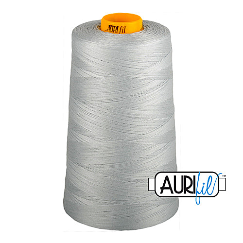 Aurifil Mako 40wt 3-ply Cotton 3000 m (3250 yd.) cone - 2600 Dove<br><font color = red>Please note, this thread is not available in-store, but will be ordered for you.</font>