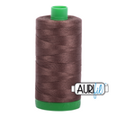 Aurifil Mako 40wt 2-ply Cotton 1000 m (1094 yd.) spool - 1140 Bark